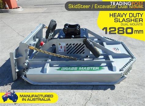 1280mm Slasher 4ft Brush Cutter Attachment Excavator Skid Steer Pick Up