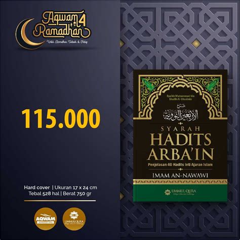 Jual Syarah Hadits Arbain An Nawawi Karya Syaikh Muhammad Bin Shalih Al