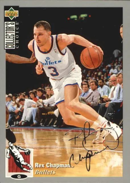 CARTE BASKETBALL SIGNATURE Argent 1994 95 Collector S Choice 359 Rex