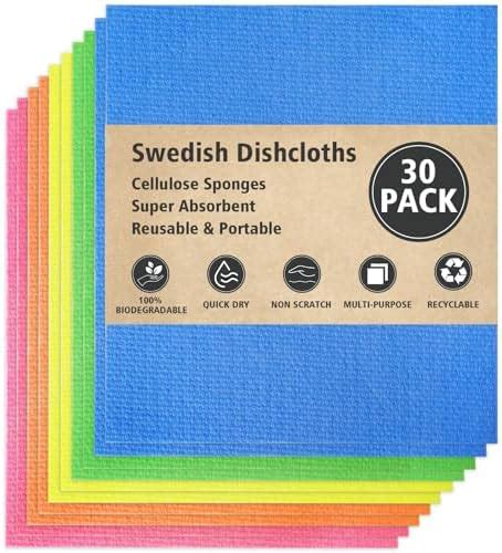 Amazon Packs Swedish Dishcloths For Kitchen Reusable Dish