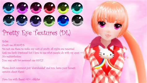 Mmd Pretty Eye Textures Download By Princessskyler On Deviantart