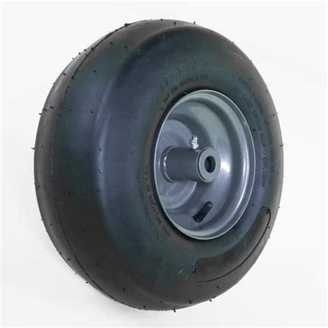 13 In X 5 In Flat Free RZT Wheel Assembly Lawn Mower Wheels Lawn