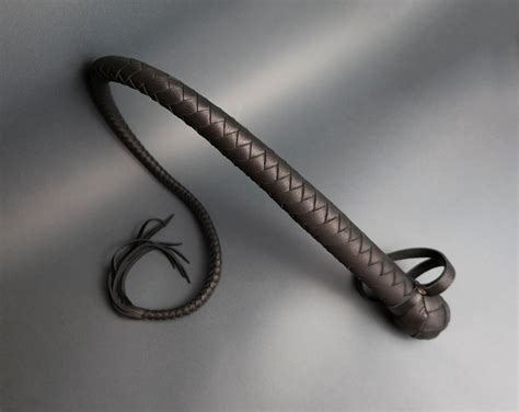 Single Tail Whip For Bdsm Leather One Tailed Sex Toys Etsy