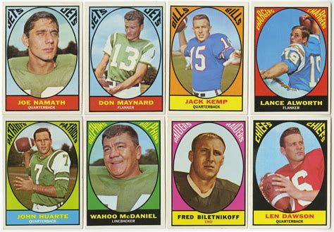 Lot Detail 1967 Topps Football Complete Set 132