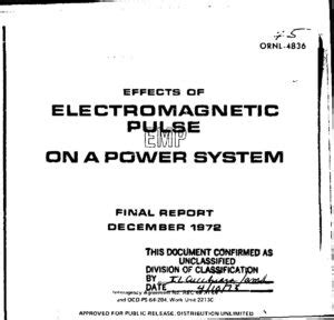 Dcpa And Ornl Effects Of Electromagnetic Pulse Emp On A Power