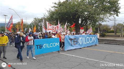 Trabajadores De Textilcom Marchan Hasta La Casa De Gobierno