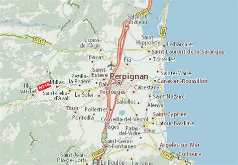 Carte De Perpignan Voyage Carte Plan