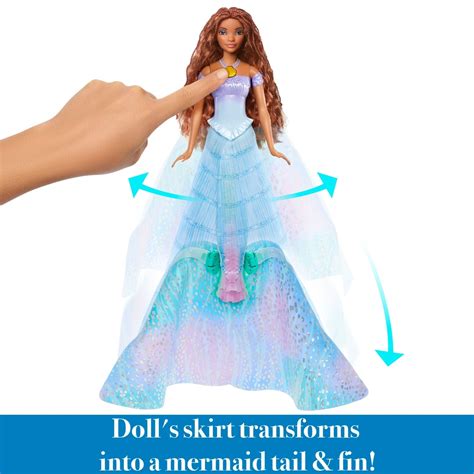 Disney The Little Mermaid Transforming Feature Ariel Fashion Doll Smyths Toys Uk