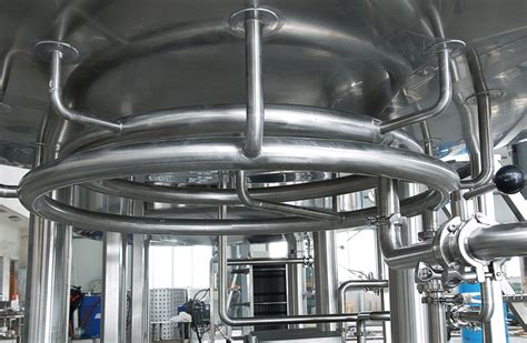 L Public House Beer Microbrewery Fermenting System With Steam