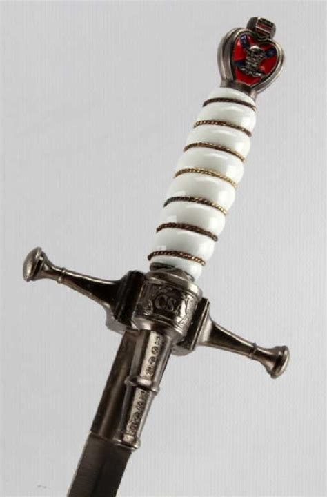 Csa Homage Civil War Artillery Dagger And Scabbard