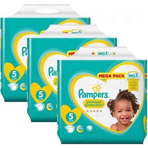 272 Couches Pampers Premium Protection Taille 5 Cdiscount