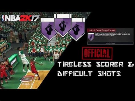 HOW TO UNLOCK TIRELESS SCORER DIFFICULT SHOTS Hall Of Fame Tutorial