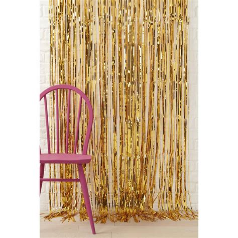 Gold Foil Curtain Backdrop 91cm X 245cm Hobbycraft