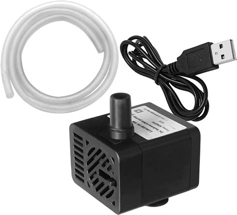 PULACO DC 5V USB 50GPH Mini Submersible Water Pump With 3 3 Ft Tubing