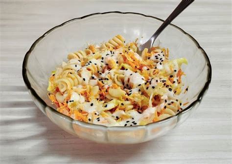 Pasta Salad Ensalada Fresca De Fideos Tirabuz N Con Ali O De Queso