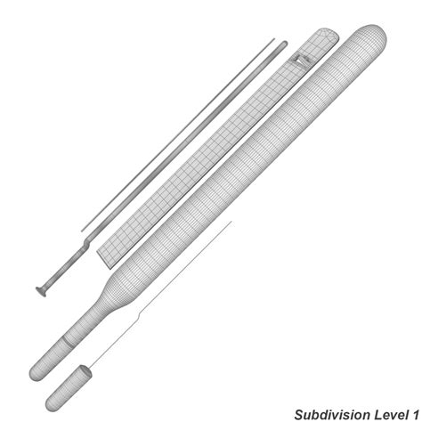 Medical mercury thermometer model - TurboSquid 1266088