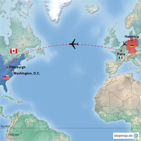 Stepmap Anreise Usa Landkarte F R Deutschland