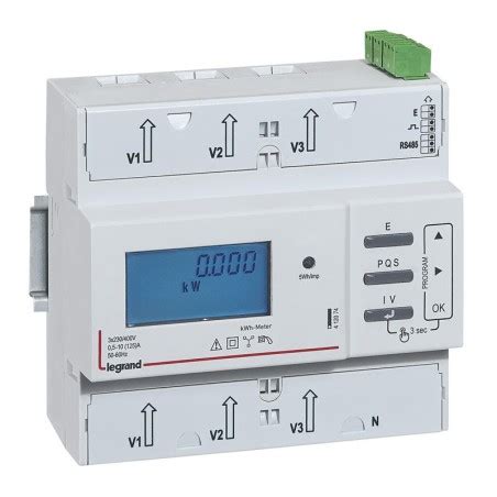 Compteur modulaire triphasé EMDX³ non MID raccordement direct 125A