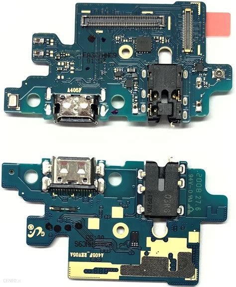 Podzespo Y Do Telefonu P Ytka Gniazdo Adowania Z Cze Samsung A