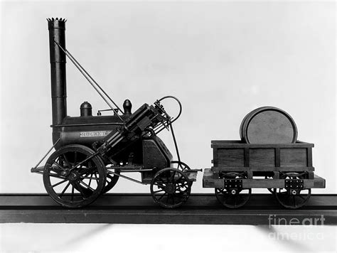 Stephenson S Rocket 0 2 2 Locomotive With Tender 1829 Photograph By Wernher Krutein