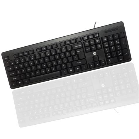 Hp K100 Wired Wired Usb Desktop Keyboard Black