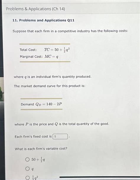 Solved Problems And Applications Q Suppose That Each Chegg