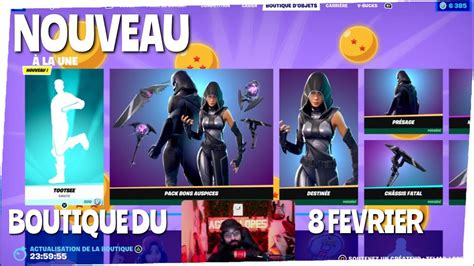 🔴 New Emote Tootsee Boutique Fortnite Du 8 Février Item Shop February 8 Youtube