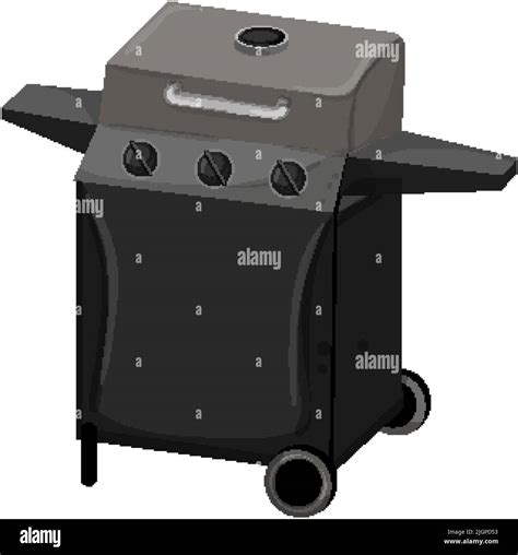 Bbq Barbecue Grill Cartoon Vector Illustration Stock Vector Image Art