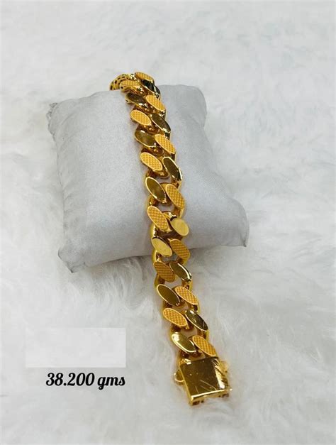 Latest Gold Bracelet Designs For Men