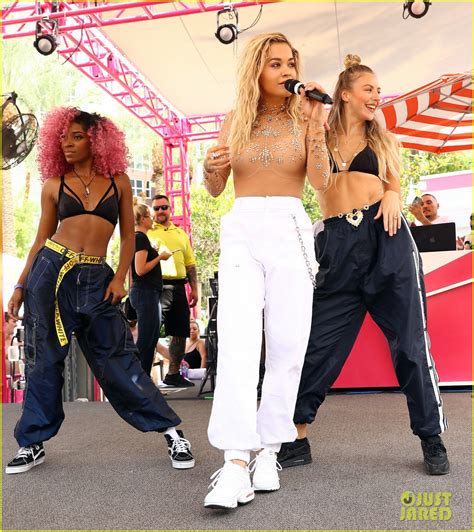 Rita Ora Hits The Stage At Go Pool Dayclub In Vegas Photo