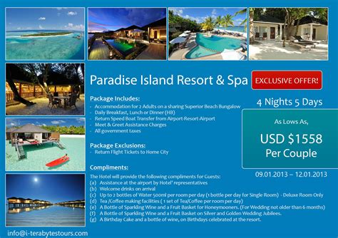 Maldives Resort Package - maldive islands resort