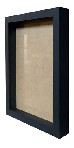 Quadro Decorativo Moldura Caixa Alta Preto X Cm Parcelamento Sem