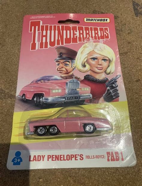 Matchbox Thunderbirds Lady Penelopes Rolls Royce Fab Sealed Etsy