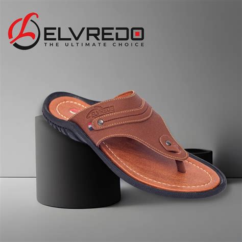 Jual Sandal Pria Model Slop Sendal Selop Bahan Kulit Berkualitas Anti