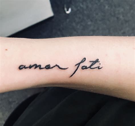 Amor Fati Memento Mori Words To Live By Tattoo Quotes Small