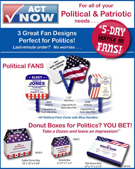 political promotions political campaign logo products election