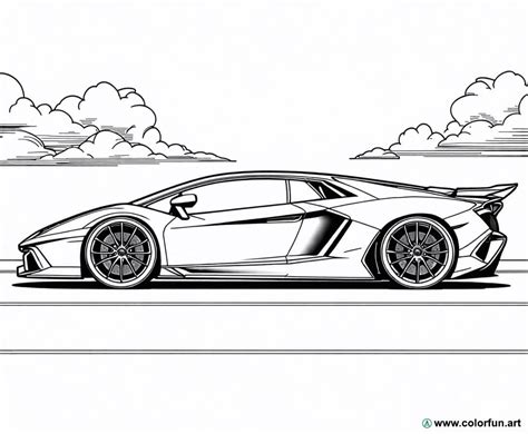 Coloriage De Lamborghini Rapide T L Charger Ou Imprimer Gratuitement