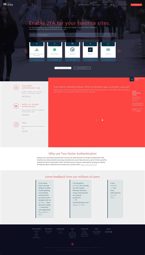authy  factor authentication  developers