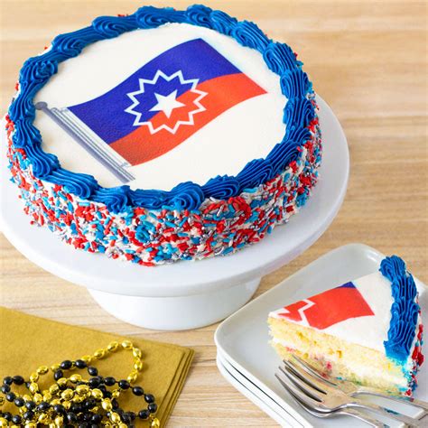 Happy Birthday Puerto Rican Flag Cake / Birthday Cakes - Cuita Redy