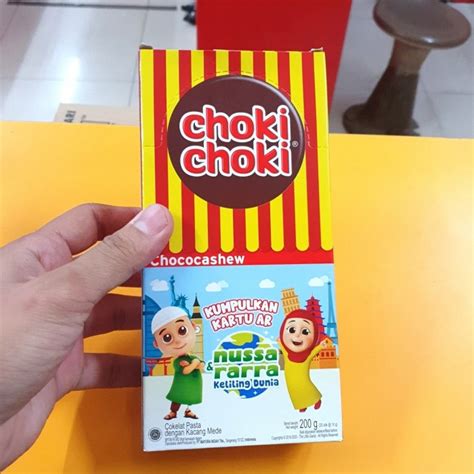 Jual BOX 20 10GR CHOKI CHOKI COKI COKLAT PASTA COKELAT Atayatoko