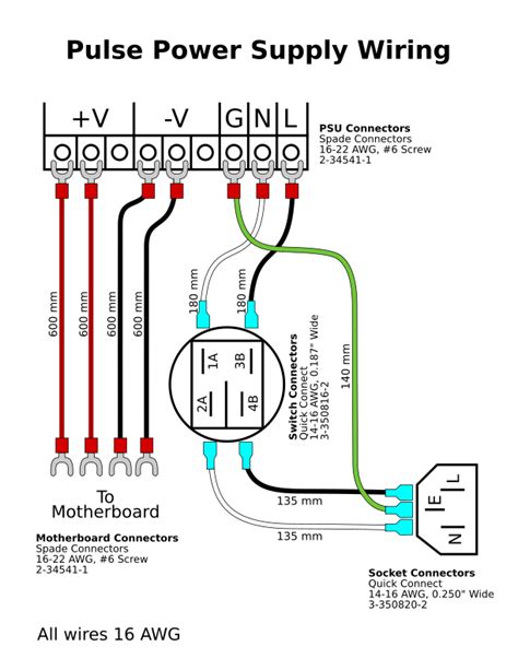 E Series Power Supply Wiring Matterhackers Knowledge Base