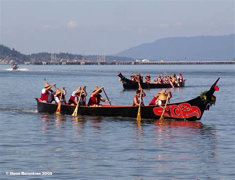 Samish Host Canoe Journey 2005 Looking Back Anacortes Today