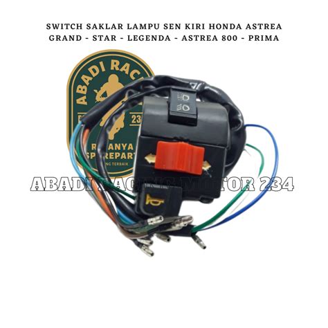 Switch Saklar Lampu Sen Kiri Honda Astrea Grand Star Legenda