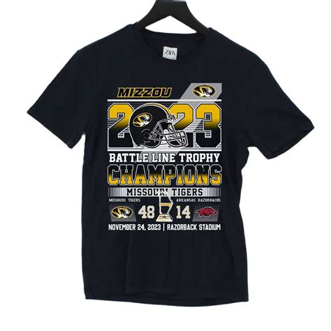 2023 Battle Line Trophy Champions Missouri Tigers 48 14 Arkansas