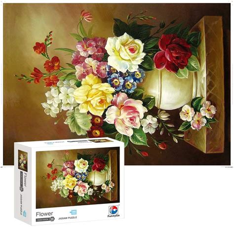 Flowers – 1000 Piece Jigsaw Puzzle – Puzzle Club Canberra