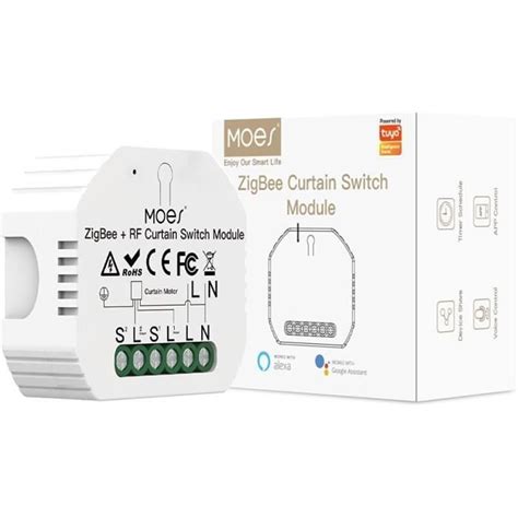 Moes Zigbee Rf Module De Commutateur De Rideau Intelligent Pour