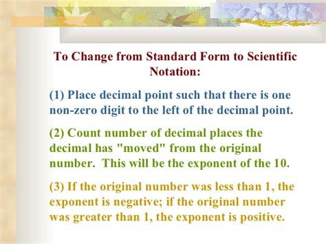 scientific notation - Mr. Contreras Chemistry