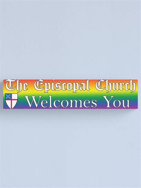 The Episcopal Church Welcomes You With Episcopal Shield 2 Rainbow