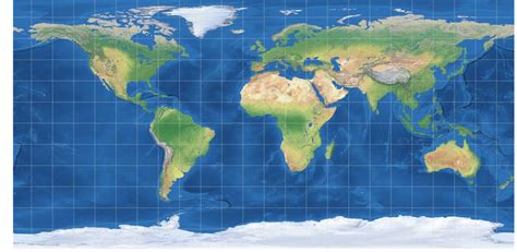 Equirectangular Map Projection