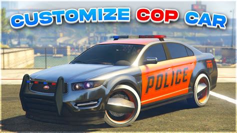 How To Customize Police Cars In Gta 5 Story Mode Save Custom Cop Car Youtube